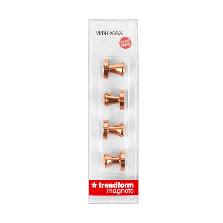 Kraftfull magnet mini-max, KOPPAR 4-pack