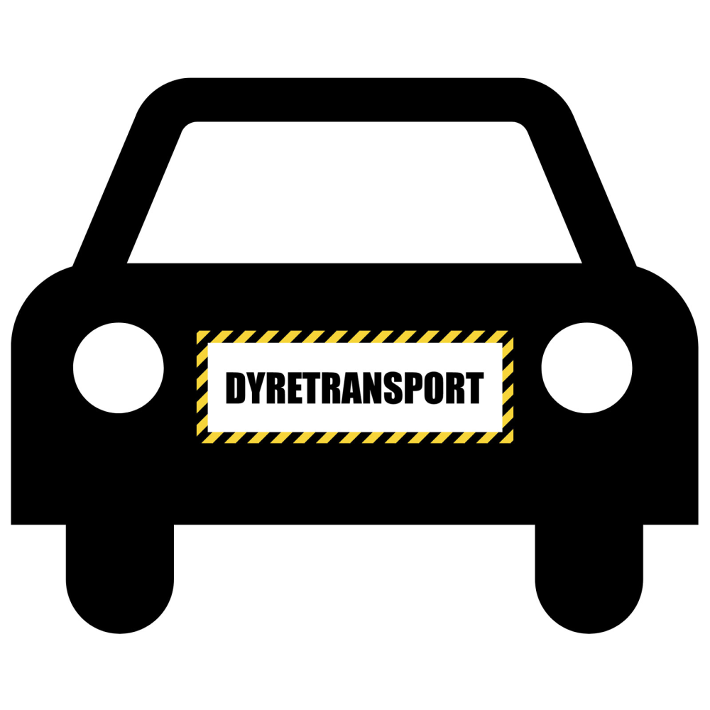 DJURTRANSPORT #1 - magnetskylt för bil