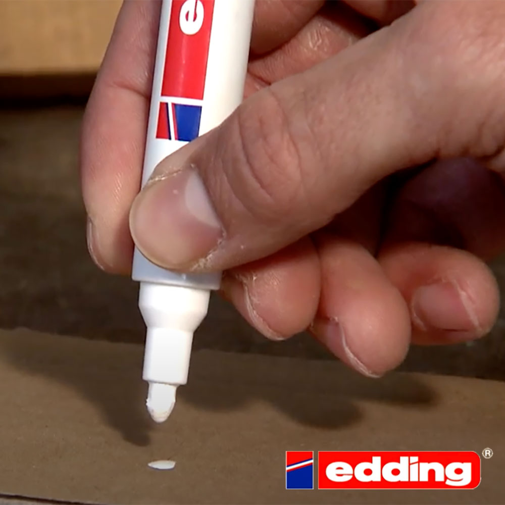 Edding 751 Paint Marker, Röd (1-2 mm.)