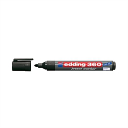 Edding 360 Boardmarker Svart 1,5 - 3 mm.