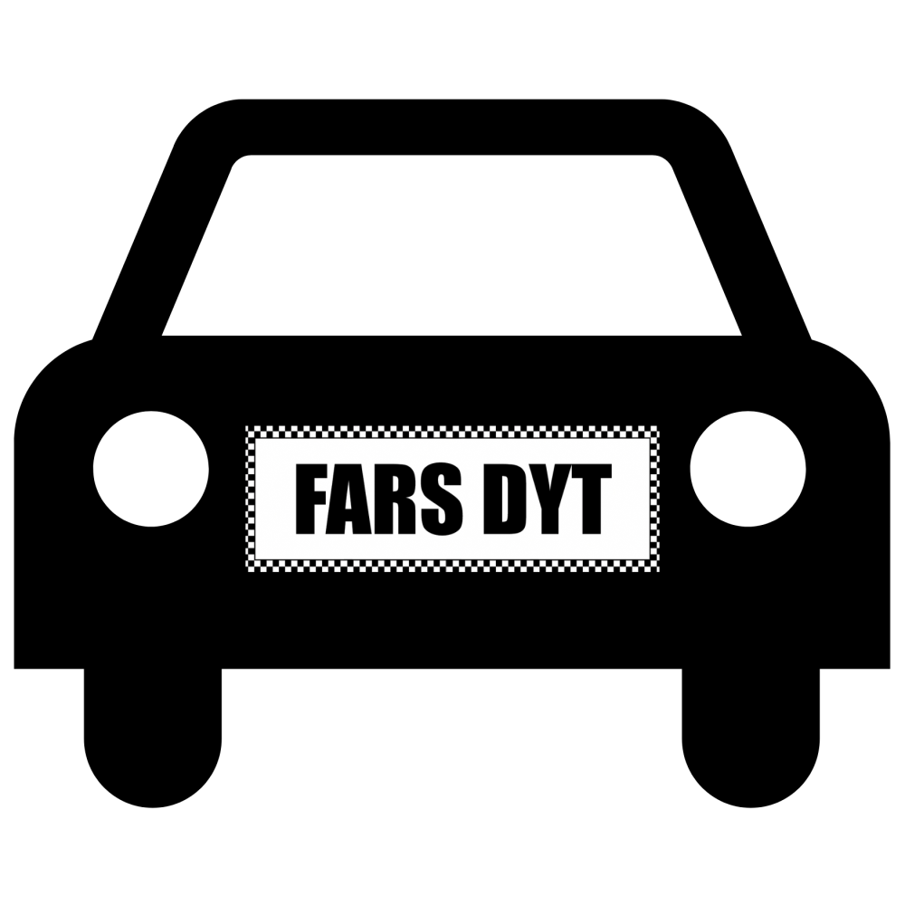 FARS DYT - magnetskylt för bil