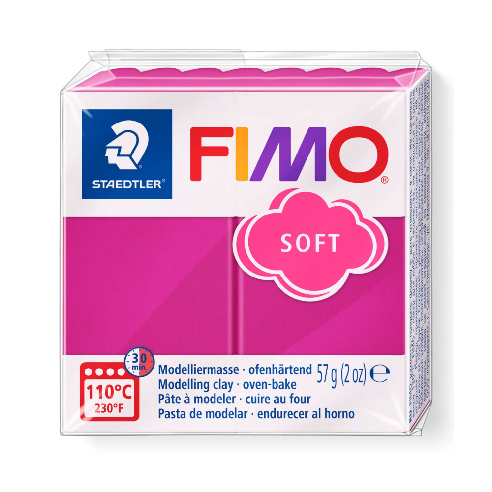 FIMO Soft - hallonröd (57g)