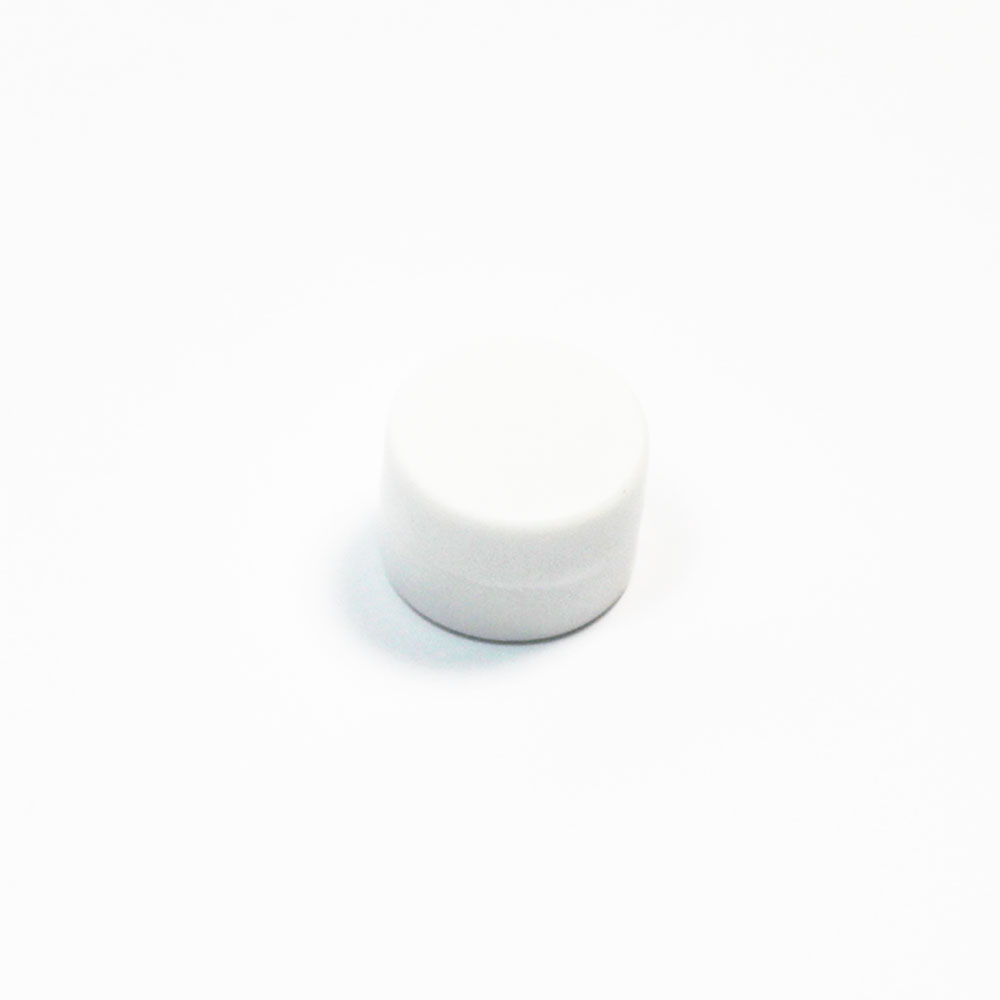 Gummimagnet Vit, 17x12 mm