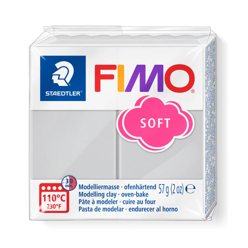 FIMO Soft - grå (57g)