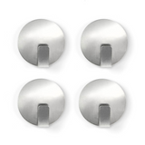 Magnetkrokar silver 4-pack - kylskåpsmagneter