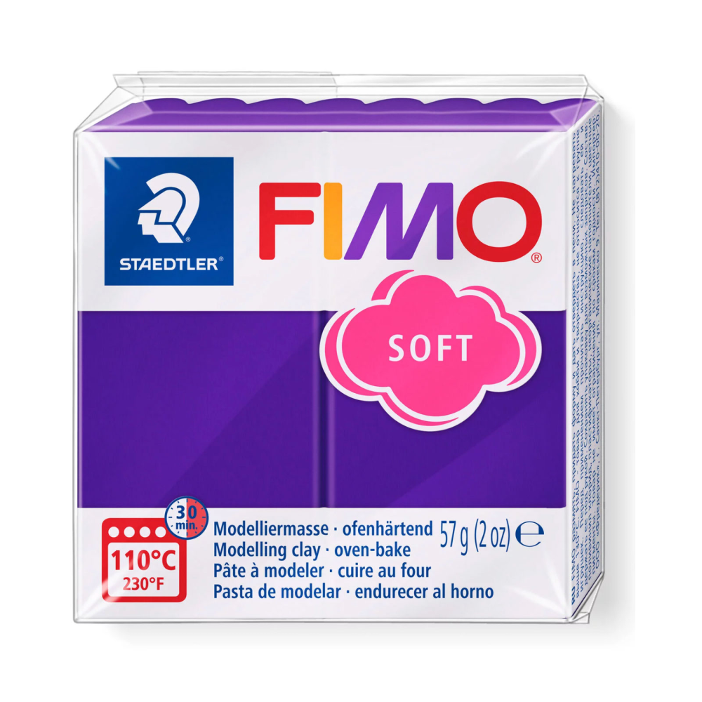 FIMO Soft - mörklila (57g)