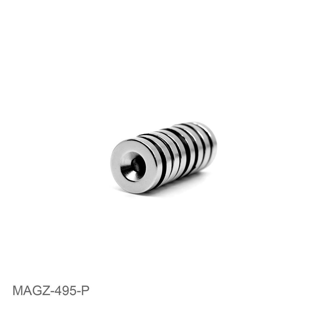 Countersunk Supermagnet, Ring 18x4 mm