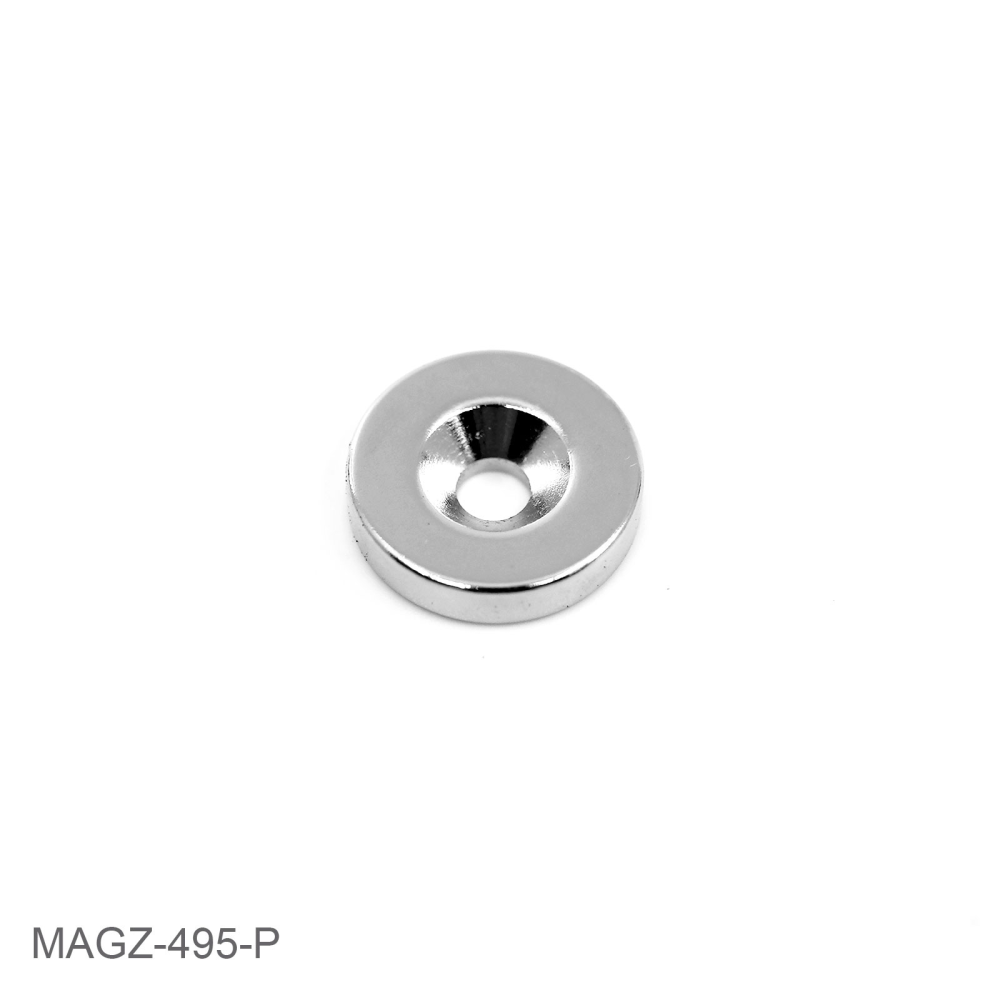 Countersunk Supermagnet, Ring 18x4 mm