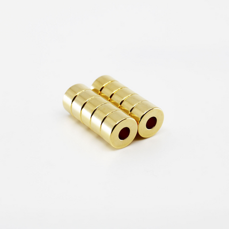 Supermagnet Ring 10x4x5 mm, Guld