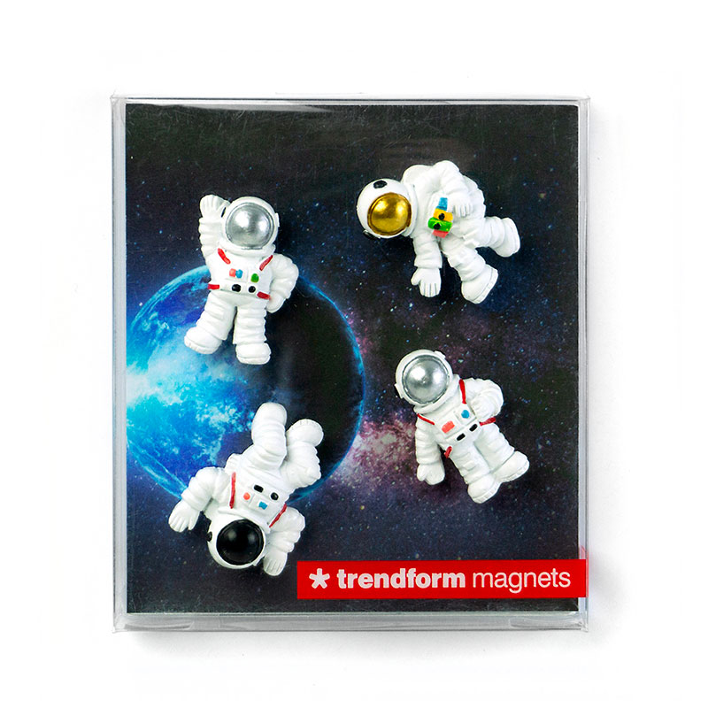 SPACE magneter, 4 st - kylskåpsmagneter