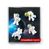 SPACE magneter, 4 st - kylskåpsmagneter