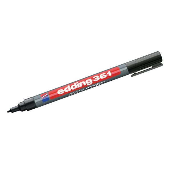 Edding Boardmarker 361, Svart (1 mm.)