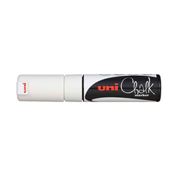 UNI Chalk Marker 8 mm., Vit XL (8,0 mm.)